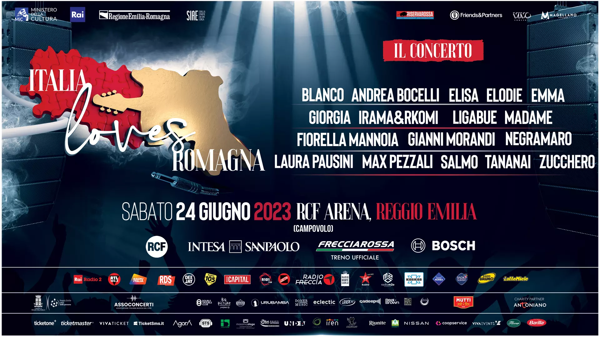 Italia loves Romagna: tutte le novità a pochi giorni dal grande concerto-evento