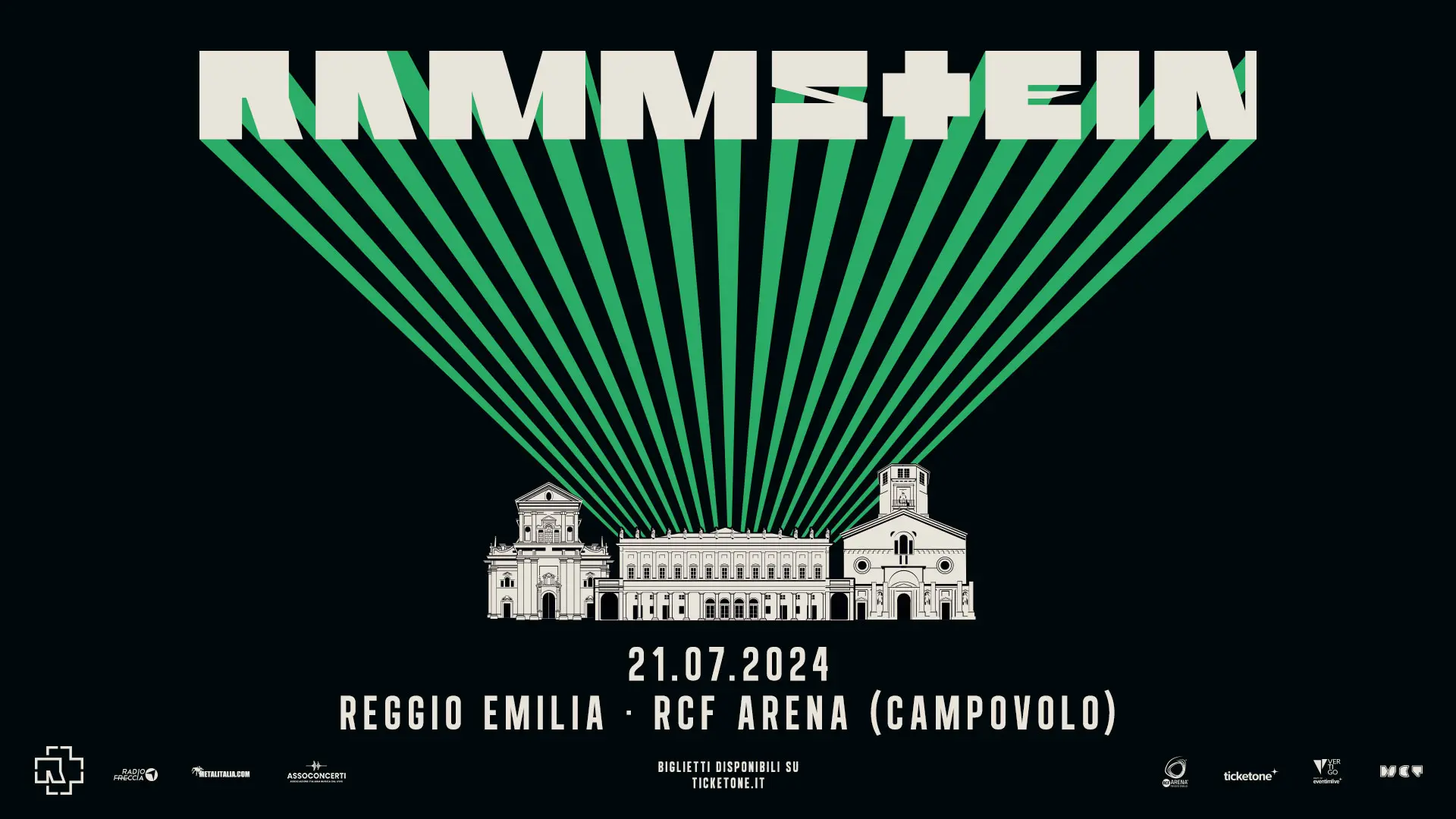 I RAMMSTEIN tornano in Italia: il 21 luglio 2024 alla RCF Arena