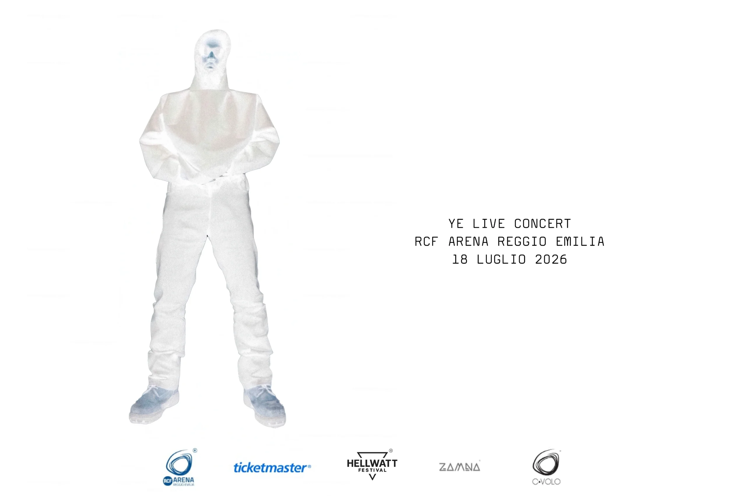 18 luglio 2026: YE – KANYE WEST torna in Europa e sceglie la RCF Arena